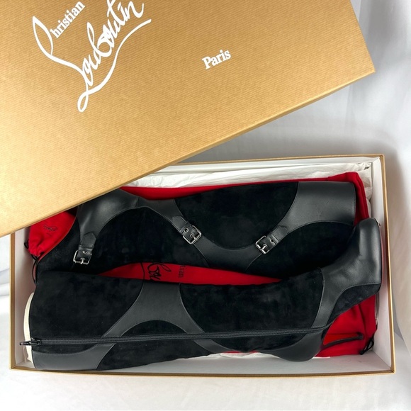Christian Louboutin Black Heeled Boots - Picture 13 of 15